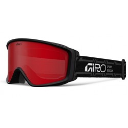 Giro Index 2.0 OTG (Stacked Black) - Amber Scarlet Lens